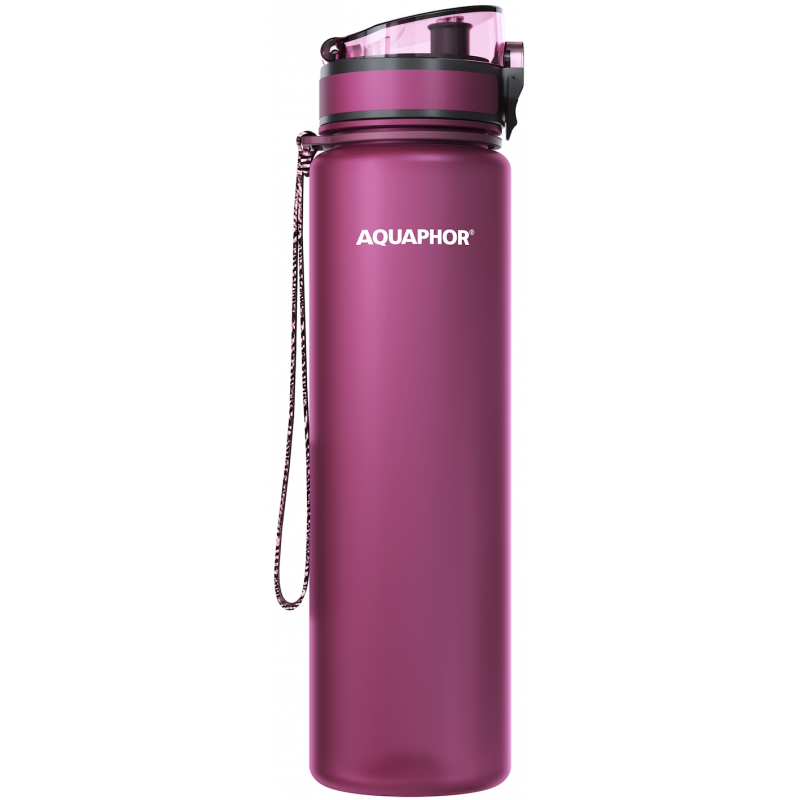 Butelis su City filtru 1000 ml - Rubino spalvos Butelis su City filtru 1000 ml - Rubino spalvos